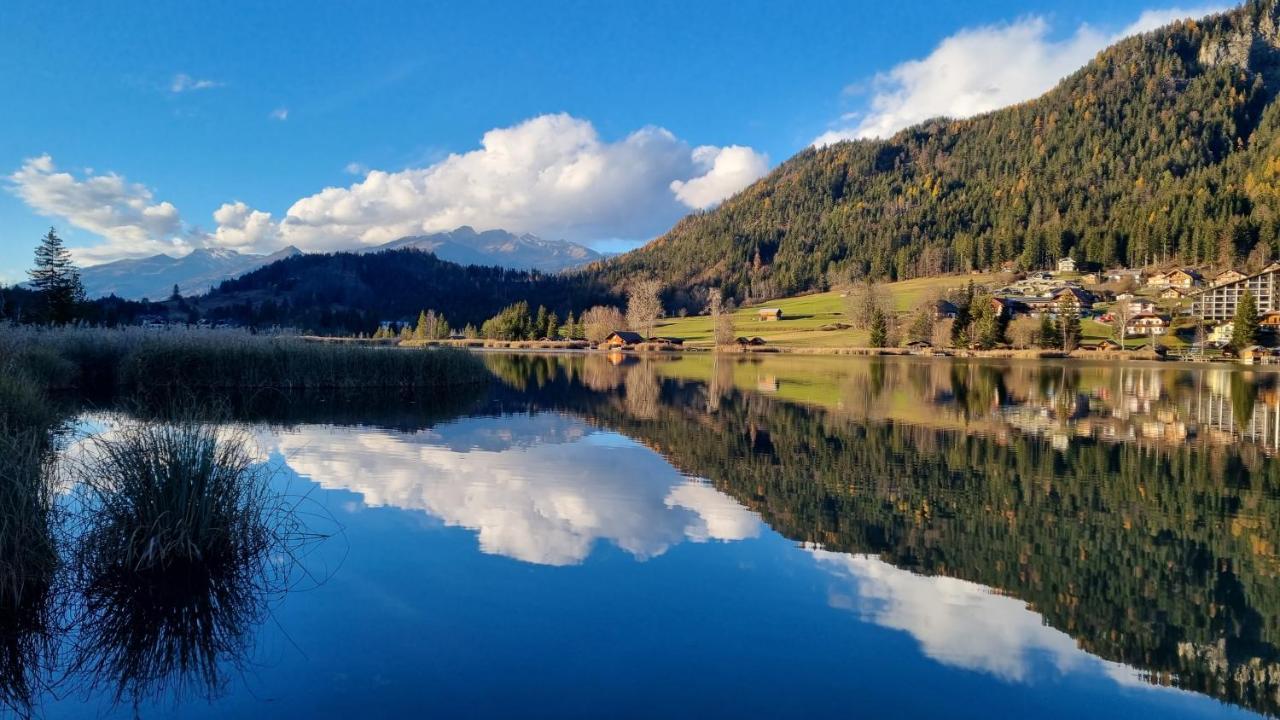 Kraners Alpenhof Bio Bed And Breakfast Pension Weissensee Exterior foto